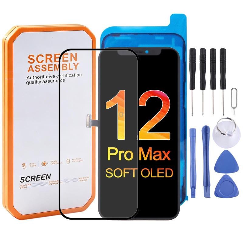 شاشة iPhone 12 Pro Max OLED مرن HXL | Kintora