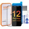 شاشة iPhone 12 Pro Max OLED مرن HXL | Kintora
