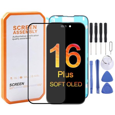 Écran iPhone 16 Plus OLED souple HXL | Kintora
