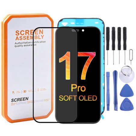 شاشة iPhone 17 Pro OLED مرن HXL | Kintora
