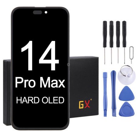 شاشة iPhone 14 Pro Max OLED صلب GX | Kintora