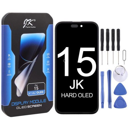 Écran iPhone 15 OLED rigide JK | Kintora
